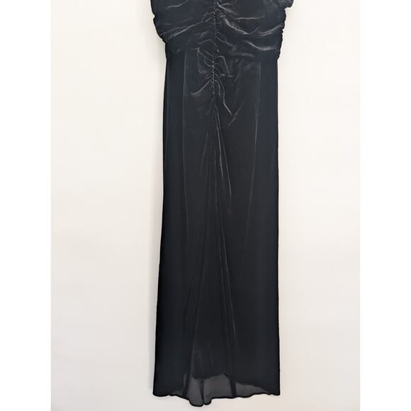 NWT Veronica Beard Josette Embellished Velvet Midi Dress Size 8 Black #2K455 - Picture 7 of 14